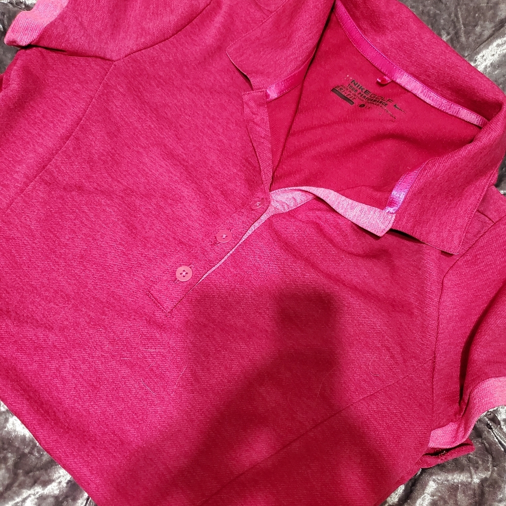 Pink Nike dry fit shirt